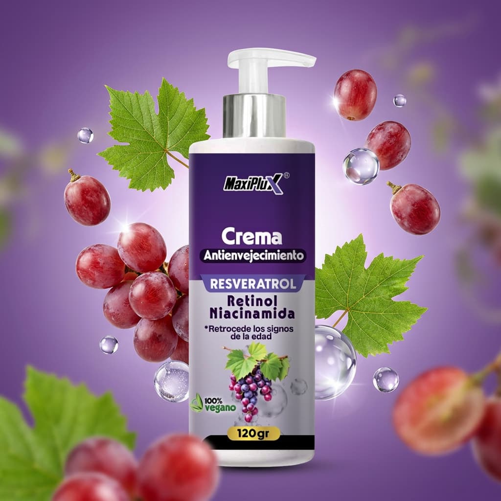Crema Resveratrol Antienvejecimiento